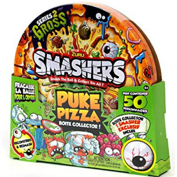 Zuru Smashers Series 2 Puke Pizza Collector/'s Tin Exclusive Character Stores 50